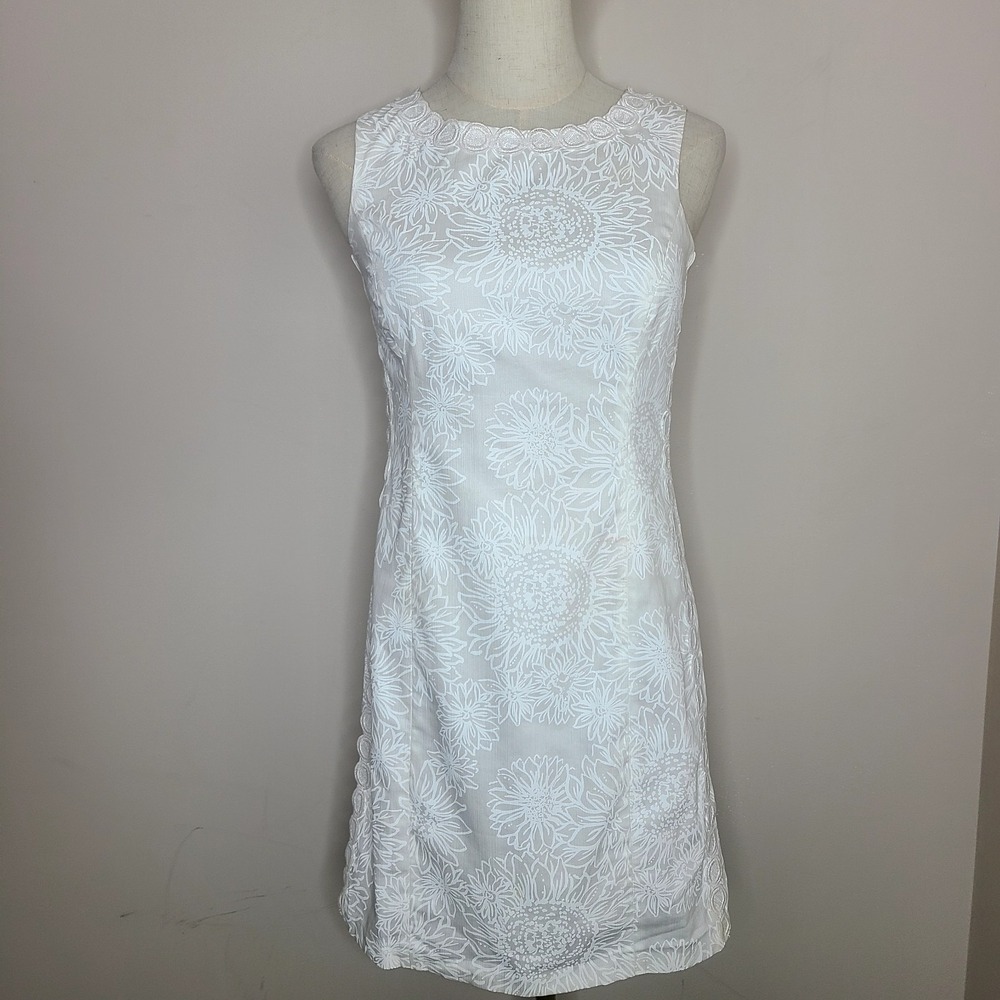 Lilly Pulitzer White Floral Mini Dress